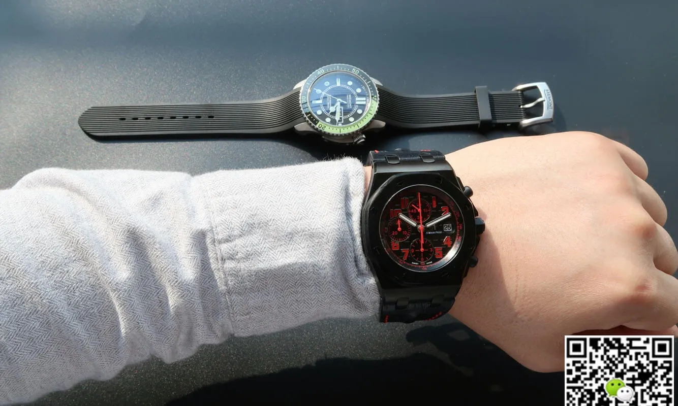 Audemars Piguet Royal Oak Offshore 26186SN.OO.D101CR.01 JF Factory 1:1 Best Edition Replica Watch Black Strap